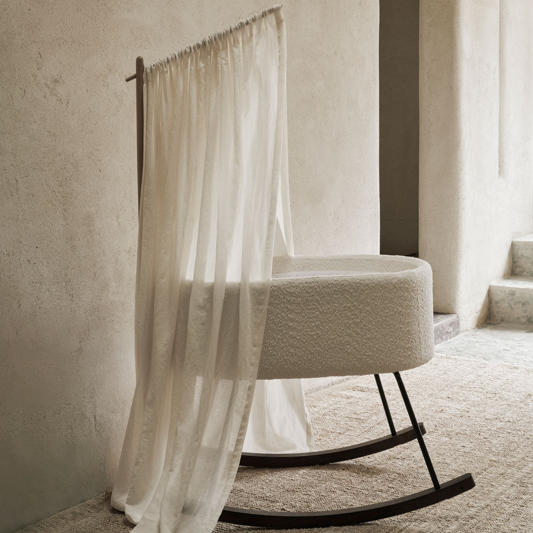 Betthimmel/Baldachin für Holzständer - Butter creme