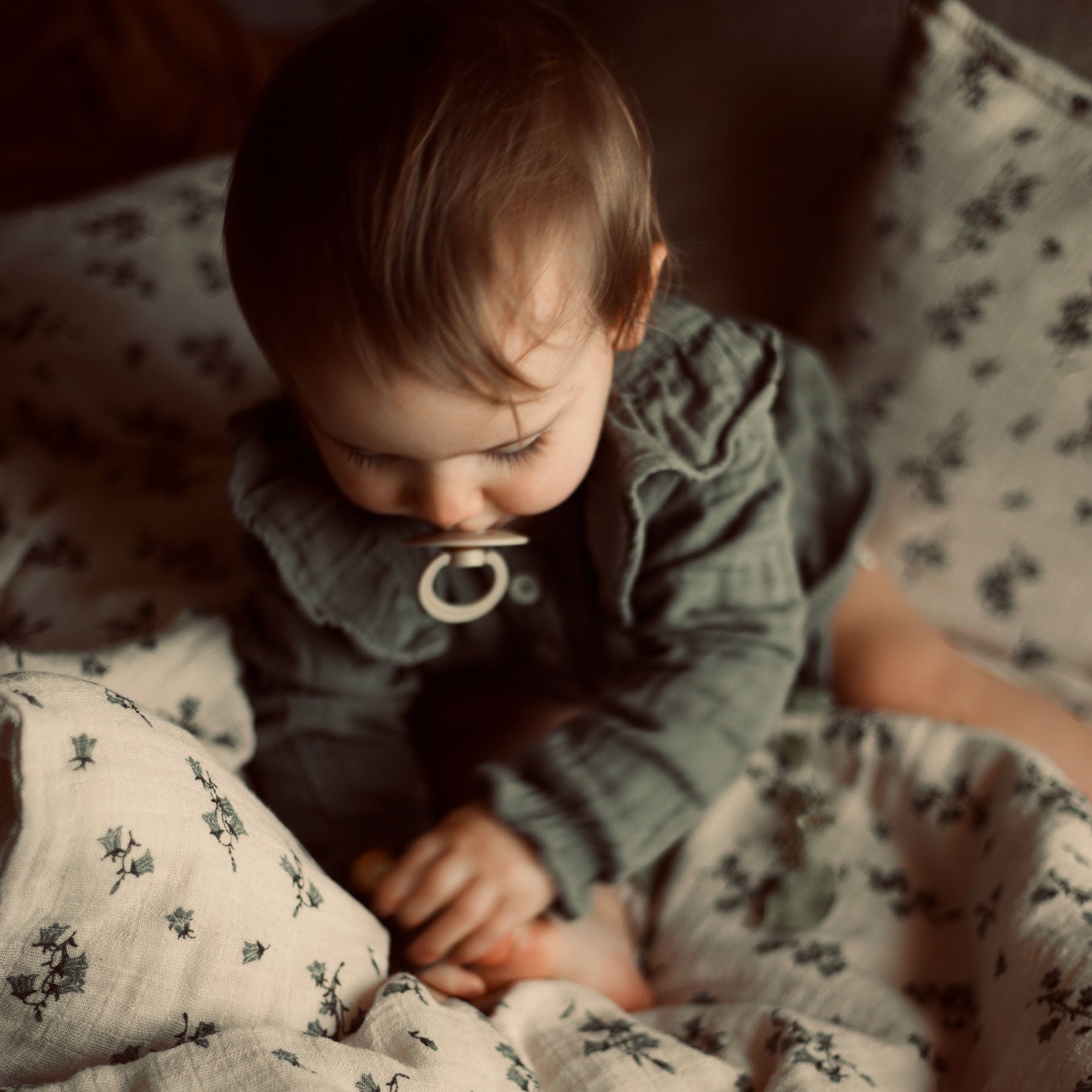 Bio Bettwäsche 'Bluebell Muslin' 100x140cm/40x60cm Junior