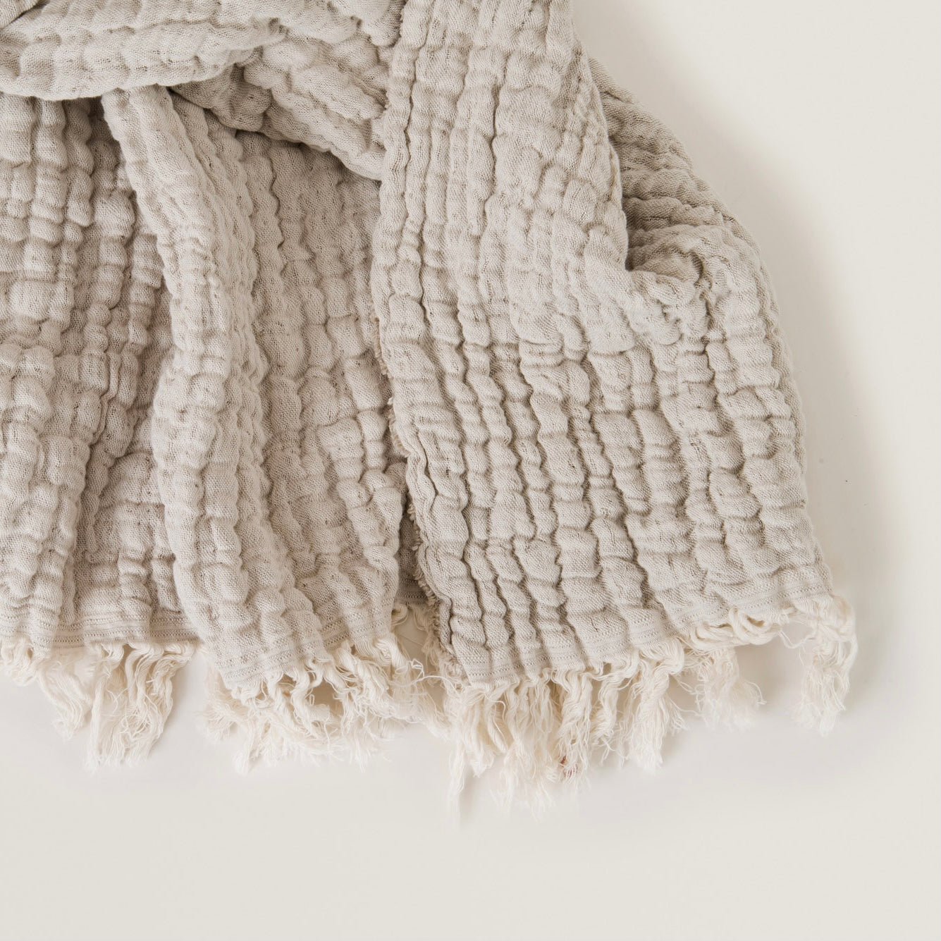 Bio Decke 'Mellow Lin' aus Leinen & Baumwolle