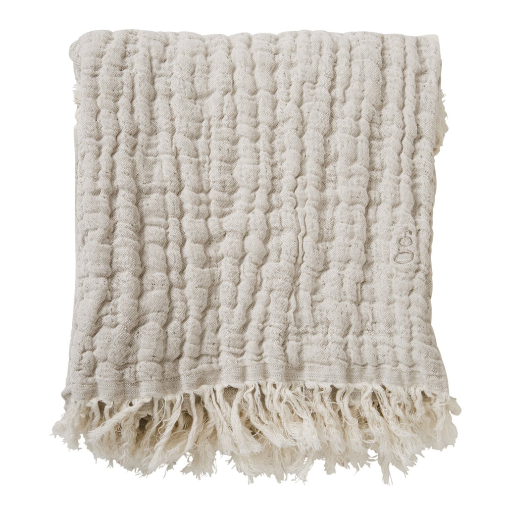 Bio Decke 'Mellow Lin' aus Leinen & Baumwolle