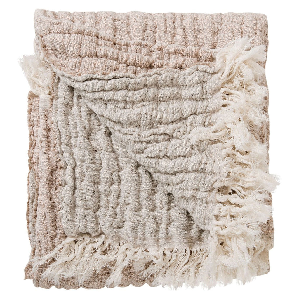 Bio Decke 'Mellow Lin' aus Leinen & Baumwolle