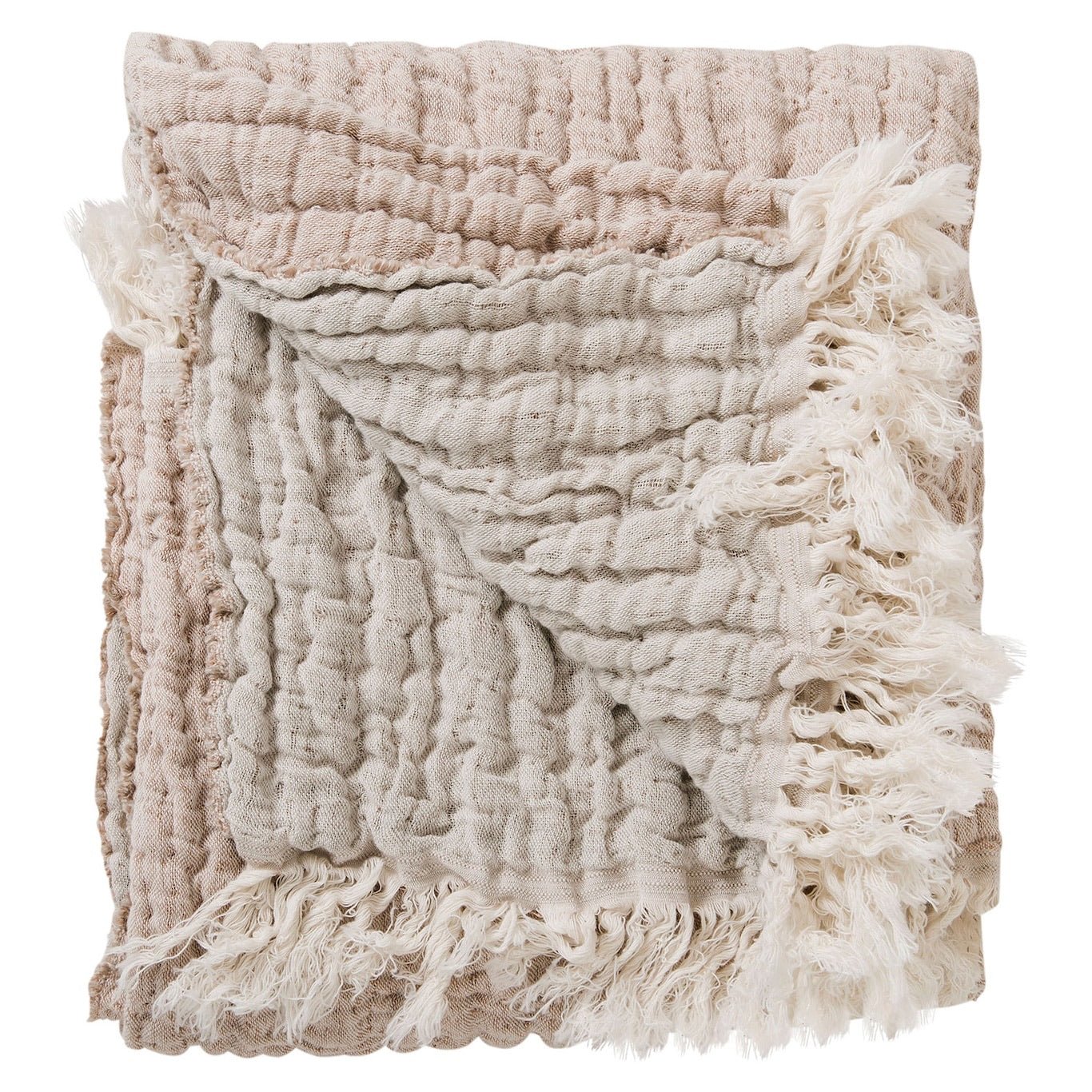 Bio Decke 'Mellow Lin' aus Leinen & Baumwolle