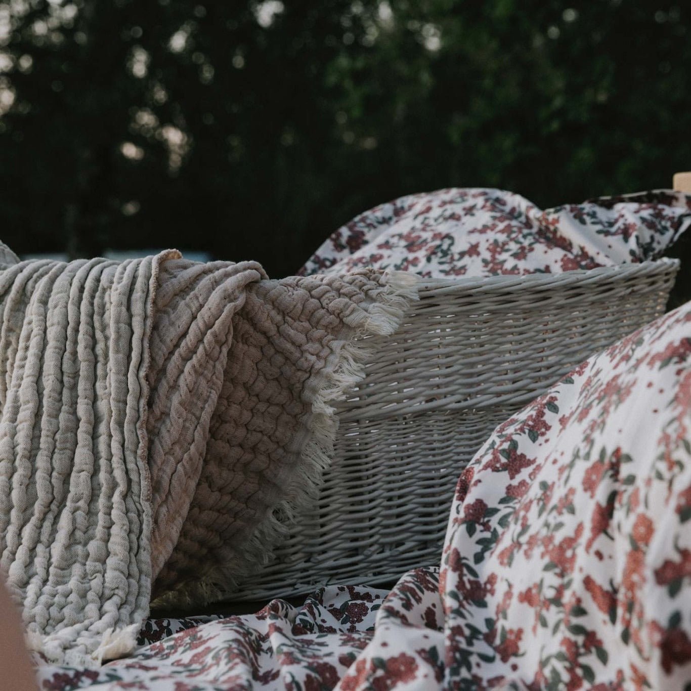 Bio Decke 'Mellow Lin' aus Leinen & Baumwolle