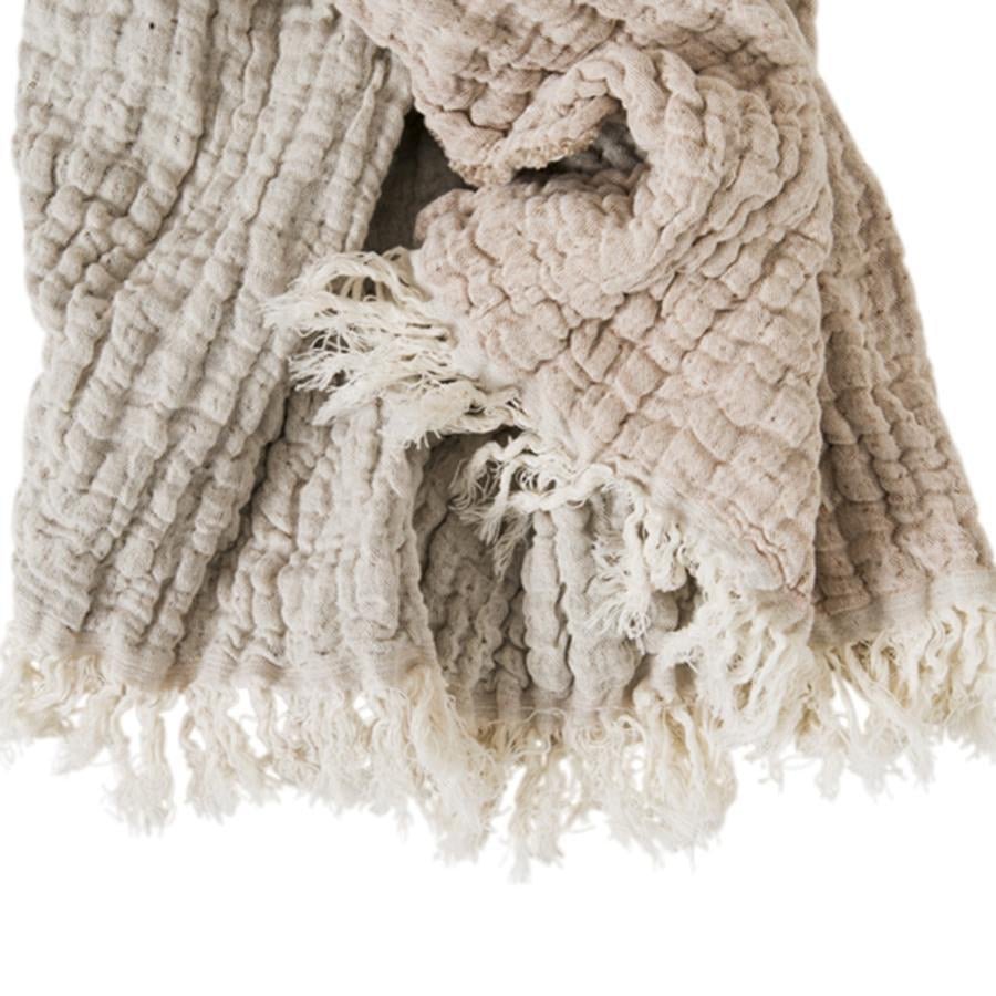 Bio Decke 'Mellow Lin' aus Leinen & Baumwolle